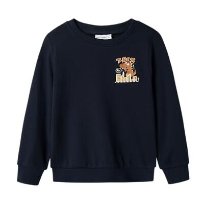 NAME IT Pojkar Nmmvasha Ls Sweat Unb sweatshirt, Mörkt safir/tryck: t-rex, 92 NAME IT Pojkar Nmmvasha Ls Sweat Unb sweatshirt, Mörkt safir/tryck: t-rex, 92