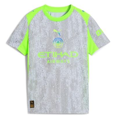 PUMA Manchester City FC Barn Tredjetröja 25/26, Blå (Cool Weather x Pro Green), 164 PUMA Manchester City FC Barn Tredjetröja 25/26, Blå (Cool Weather x Pro Green), 164