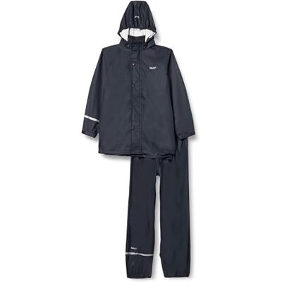 Celavi Unisex Basic Regnkläder Kostym Solid Regnkappa, Blå (Mörk marinblå), 150 cm Celavi Unisex Basic Regnkläder Kostym Solid Regnkappa, Blå (Mörk marinblå), 150 cm