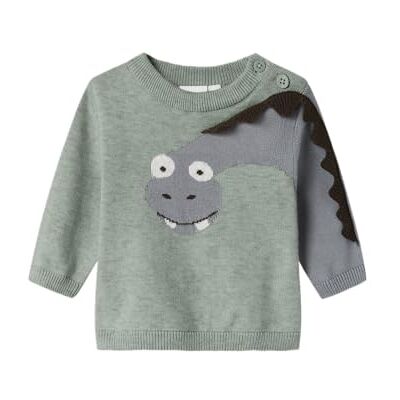NAME IT NAMN IT Herr Nbmnutti Ls Knit, Jadeit, 12-18 månader, Jadeit, 86 NAME IT NAMN IT Herr Nbmnutti Ls Knit, Jadeit, 12-18 månader, Jadeit, 86