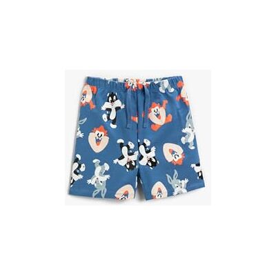 Koton Baby Boy Walt Disney Cartoon Characters tryckta licensierade shorts bomull, Marindesign (02c) Koton Baby Boy Walt Disney Cartoon Characters tryckta licensierade shorts bomull, Marindesign (02c)