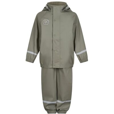 Color Kids unisex barn Rain Set Solid Pu Regnjacka Color Kids unisex barn Rain Set Solid Pu Regnjacka