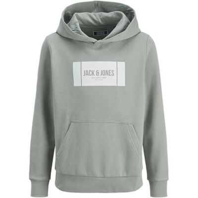 JACK & JONES Jjhayato Sweat Hood Jnr, Isberggrön, 128 JACK & JONES Jjhayato Sweat Hood Jnr, Isberggrön, 128