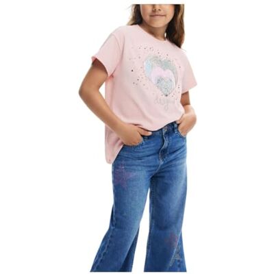 Desigual TS_Day T-shirt för flickor, Röd röd, 14 år Desigual TS_Day T-shirt för flickor, Röd röd, 14 år