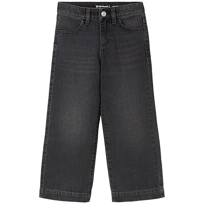 TOM TAILOR flickor barn breda ben passform jeans, 10210 – grå denim, 110 TOM TAILOR flickor barn breda ben passform jeans, 10210 – grå denim, 110