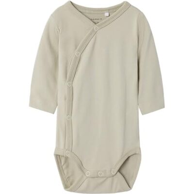 NAME IT herr nbmvrulle Ls Wrap Body, Island Fossil, Numeric_68, Island Fossil, numeric_68 NAME IT herr nbmvrulle Ls Wrap Body, Island Fossil, Numeric_68, Island Fossil, numeric_68