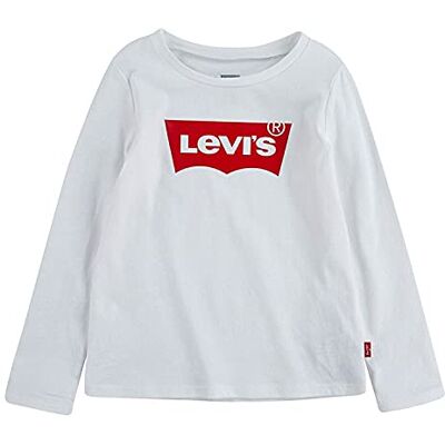 Levi's Kids LVG L/S badtröja flickor 10-16 år, Vitt, 12 År Levi's Kids LVG L/S badtröja flickor 10-16 år, Vitt, 12 År