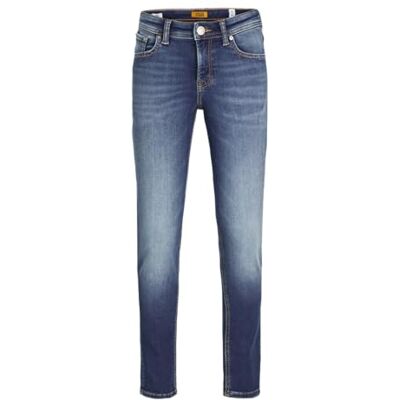 JACK & JONES barn slim fit jeans JJIGLENN JJORIGINAL GE 001 I.K NOOS JNR slim fit jeans junior, Blå denim, 140 JACK & JONES barn slim fit jeans JJIGLENN JJORIGINAL GE 001 I.K NOOS JNR slim fit jeans junior, Blå denim, 140