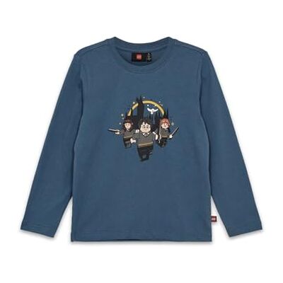 Lego t-shirt för pojkar, Mellanblå, 116 Lego t-shirt för pojkar, Mellanblå, 116