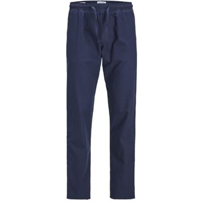 JACK&JONES JUNIOR Jpstkane Jjsummer Linenblend Jog Sn Jnr jeans, marinblå blazer, 122 JACK&JONES JUNIOR Jpstkane Jjsummer Linenblend Jog Sn Jnr jeans, marinblå blazer, 122