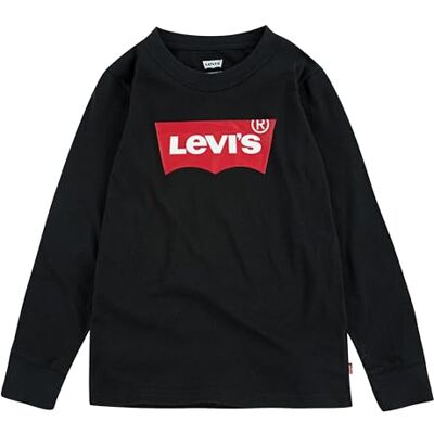 Levi's pojkar långärmad fladdermusvinge t-shirt pojke, Svart, 2 år Levi's pojkar långärmad fladdermusvinge t-shirt pojke, Svart, 2 år