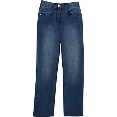 s.Oliver Junior flicka ankeljeans, rakt ben, blå, 176, BLÅ, 176 cm s.Oliver Junior flicka ankeljeans, rakt ben, blå, 176, BLÅ, 176 cm
