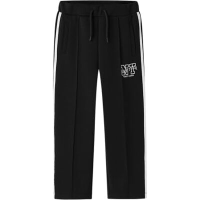 NAME IT Namn IT Nkfnapes Sweat Wide byxa, svart, 116 NAME IT Namn IT Nkfnapes Sweat Wide byxa, svart, 116