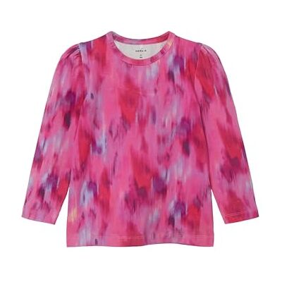 NAME IT Namn IT flicka Nmflariana Ls topp Pb långärmad tröja, Fuchsia rosa, 110 NAME IT Namn IT flicka Nmflariana Ls topp Pb långärmad tröja, Fuchsia rosa, 110