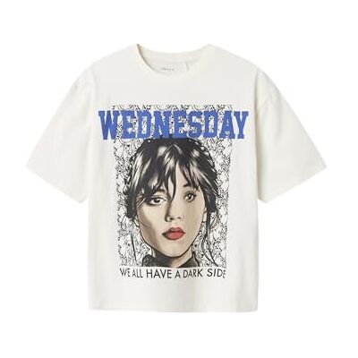 NAME IT Nkfakara Wednesday Ss Nreg Top Box Sky, Molndansare, 122-128 NAME IT Nkfakara Wednesday Ss Nreg Top Box Sky, Molndansare, 122-128