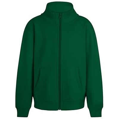 Mukua SZ270K Cooper Kids; tröja för barn med dragkedja, Kelly Green; storlek 7/8, Kelly Green, 7-8 år Mukua SZ270K Cooper Kids; tröja för barn med dragkedja, Kelly Green; storlek 7/8, Kelly Green, 7-8 år