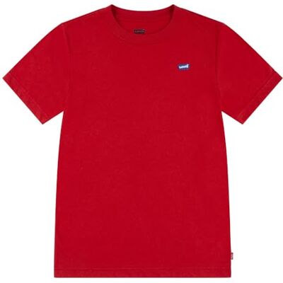 Levi's KT-Knit Top T-shirt med logotyp, Pompejansk röd, 2 år Levi's KT-Knit Top T-shirt med logotyp, Pompejansk röd, 2 år