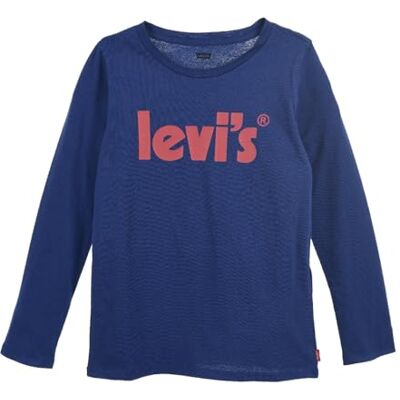 Levi's Kids Flickors Lvg ls Poster Logo topp T-tröja, Skymning blå, 16 År Levi's Kids Flickors Lvg ls Poster Logo topp T-tröja, Skymning blå, 16 År