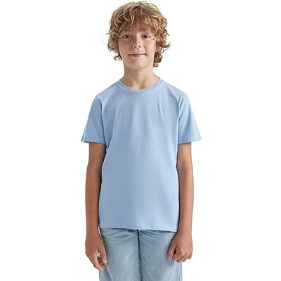 DeFacto T-shirt för pojkar, blå, 5-6 år DeFacto T-shirt för pojkar, blå, 5-6 år