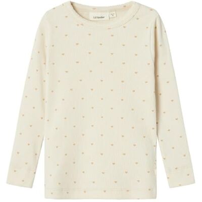 NAME IT Namn IT flicka Nmfgago Ls Slim Top Lil Noos långärmad tröja, Turtledove/Aop: hjärta, 110 NAME IT Namn IT flicka Nmfgago Ls Slim Top Lil Noos långärmad tröja, Turtledove/Aop: hjärta, 110