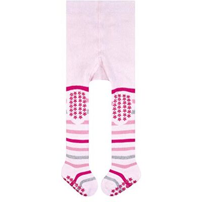 FALKE Unisex Baby Multi Stripe B Ti strumpbyxor, Rosa (pulverros 8902), 74-80 FALKE Unisex Baby Multi Stripe B Ti strumpbyxor, Rosa (pulverros 8902), 74-80