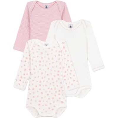 Petit Bateau Set X3 Bod underkläder för baby Day (set med 3), variant 1_30, 24 M�nader Petit Bateau Set X3 Bod underkläder för baby Day (set med 3), variant 1_30, 24 M�nader