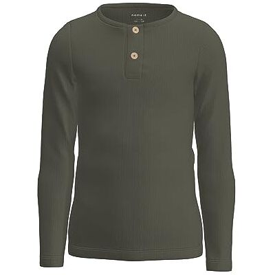 NAME IT Nmmkab LS Top Noos Ärmlös tröja Barn och tonåringar, Grön, 92 NAME IT Nmmkab LS Top Noos Ärmlös tröja Barn och tonåringar, Grön, 92