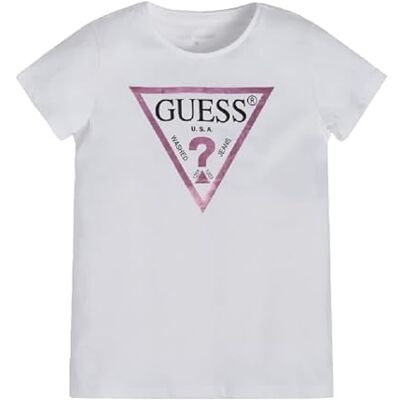 GUESS T-shirt för flickor LS T-shirt (paket med 1), Kallt vitt G9, 12 månader GUESS T-shirt för flickor LS T-shirt (paket med 1), Kallt vitt G9, 12 månader