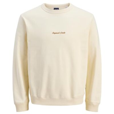 JACK & JONES JUNIOR Jornorrebro Emb Sweat Crew Noos Jnr, Antik vit, 164 JACK & JONES JUNIOR Jornorrebro Emb Sweat Crew Noos Jnr, Antik vit, 164