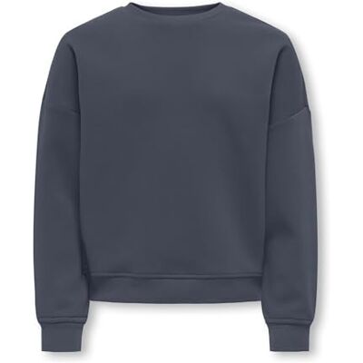 Only & Kids Kogsweat Life L/S Crew Oversize SWT Noos, Amber blå, 122-128 Only & Kids Kogsweat Life L/S Crew Oversize SWT Noos, Amber blå, 122-128