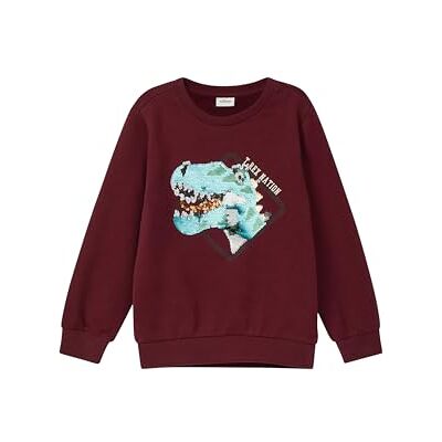s.Oliver Pojkar 2170061 sweatshirt (1-pack), Bordeaux, 104-110 plus size s.Oliver Pojkar 2170061 sweatshirt (1-pack), Bordeaux, 104-110 plus size