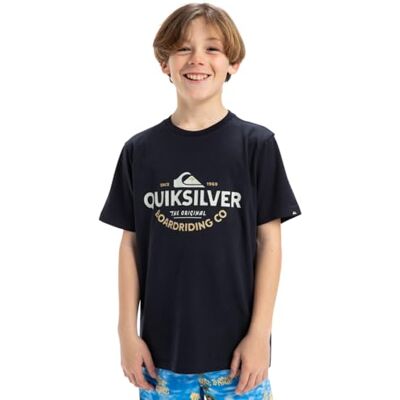 Quiksilver Marinblå Kortärmad T-shirt - Kläder Quiksilver Marinblå Kortärmad T-shirt - Kläder