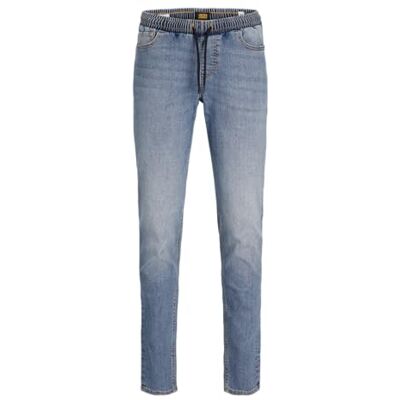 JACK & JONES barn slim fit jeans JJIGLENN JJELASTICATED AKM 995 NOOS MNI Slim Fit jeans mini, Blå denim, 116 JACK & JONES barn slim fit jeans JJIGLENN JJELASTICATED AKM 995 NOOS MNI Slim Fit jeans mini, Blå denim, 116