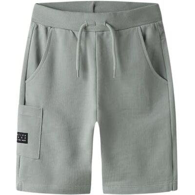 NAME IT Nkmvivasse Long SWE Shorts Unb, Slate grå, 134 NAME IT Nkmvivasse Long SWE Shorts Unb, Slate grå, 134