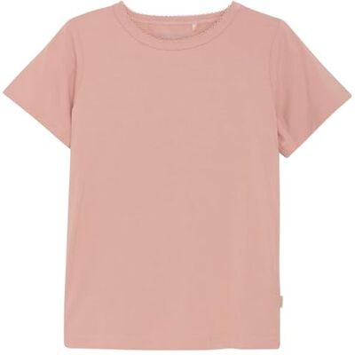 MINYMO T-shirt med kortärmad blus i bekväm kvalitet för flickor, Rosa (mystisk ros 524), 140 cm MINYMO T-shirt med kortärmad blus i bekväm kvalitet för flickor, Rosa (mystisk ros 524), 140 cm