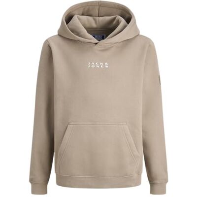 JACK & JONES Jcopoint Sweat Badge Hood Jnr, Ökenduvor, 164 JACK & JONES Jcopoint Sweat Badge Hood Jnr, Ökenduvor, 164