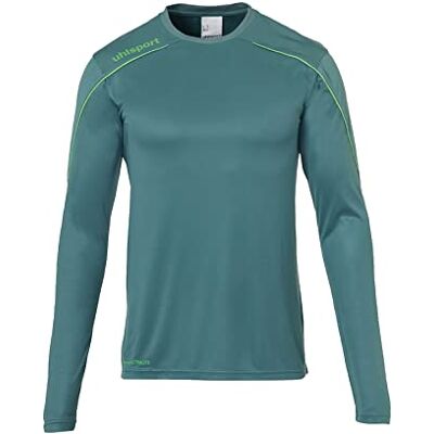 uhlsport Unisex barnstream 22 långärmad tröja gran grön/fluorgrön 164 uhlsport Unisex barnstream 22 långärmad tröja gran grön/fluorgrön 164