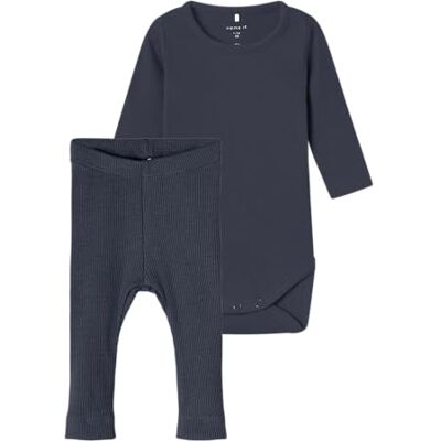NAME IT unisex Nbnkab Ls body legging set Noos, mörk safir, numeric_50, Mörk safir, numeric_50 NAME IT unisex Nbnkab Ls body legging set Noos, mörk safir, numeric_50, Mörk safir, numeric_50
