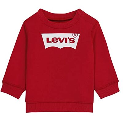 Levi's Batwing Crewneck Sweatshirt 6e9079 Träningströja Barn och tonåringar, Levis Röd/Vit, 3 mesi Levi's Batwing Crewneck Sweatshirt 6e9079 Träningströja Barn och tonåringar, Levis Röd/Vit, 3 mesi