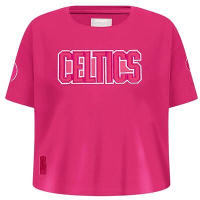Pro Standard Big Girls NBA Classic Triple Pink Cotton Kortärmad Boxy Tee, Lila – Beetroot lila, M Pro Standard Big Girls NBA Classic Triple Pink Cotton Kortärmad Boxy Tee, Lila – Beetroot lila, M