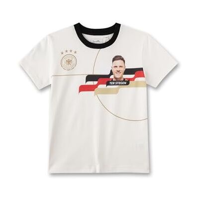 Sanetta DFB-fanshirt TER öppen vit Hög kvalitet och mysig bomullströja för flickor och pojkar. Barnkläder, Beige, 116 Sanetta DFB-fanshirt TER öppen vit Hög kvalitet och mysig bomullströja för flickor och pojkar. Barnkläder, Beige, 116