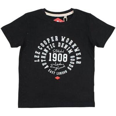 Lee Cooper T-shirt för pojkar, marinblå, 4 år Lee Cooper T-shirt för pojkar, marinblå, 4 år
