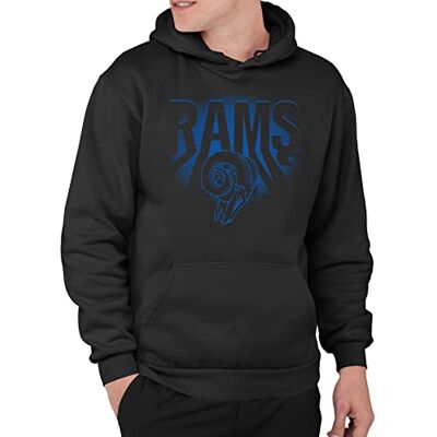 Junk Food unisex NFL team spotlight huvtröja tröja med huva, Los Angeles Rams – svart, M Junk Food unisex NFL team spotlight huvtröja tröja med huva, Los Angeles Rams – svart, M