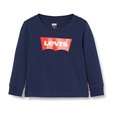Levi's Baby pojkar Lvb L/S Batwing Tee 6e8646 långärmad T-shirt, Klänning blues, 6 månader Levi's Baby pojkar Lvb L/S Batwing Tee 6e8646 långärmad T-shirt, Klänning blues, 6 månader