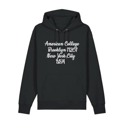 AMERICAN COLLEGE USA Svart tröja 16 år gammal kontrakterad, svart, 16 �r AMERICAN COLLEGE USA Svart tröja 16 år gammal kontrakterad, svart, 16 �r