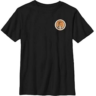 Marvel Loki (TV-show) MMM Badge Boy's Solid Crew Tee, svart, X-Small, svart, XS Marvel Loki (TV-show) MMM Badge Boy's Solid Crew Tee, svart, X-Small, svart, XS
