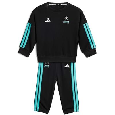 adidas unisex bebis Mercedes Amg Petronas Formula 1 Team Dna Baby Jogger Long Sleeve Track Suit, black/semi mint rush, 18-24 Months adidas unisex bebis Mercedes Amg Petronas Formula 1 Team Dna Baby Jogger Long Sleeve Track Suit, black/semi mint rush, 18-24 Months