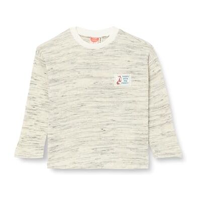 Koton Babypojkar långärmad tryckt crew neck ribbad bomull t-shirt, Ecru (010), 9-12 månader Koton Babypojkar långärmad tryckt crew neck ribbad bomull t-shirt, Ecru (010), 9-12 månader