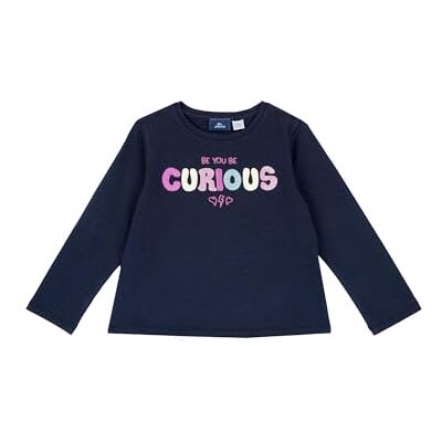 Chicco Långärmad T-shirt i bomull för flickor, Mörkblå, 6 år Chicco Långärmad T-shirt i bomull för flickor, Mörkblå, 6 år