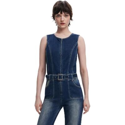 Desigual Denim_CARRIN, 5053 Denim Medium Wash, XS, Blå, XS Desigual Denim_CARRIN, 5053 Denim Medium Wash, XS, Blå, XS